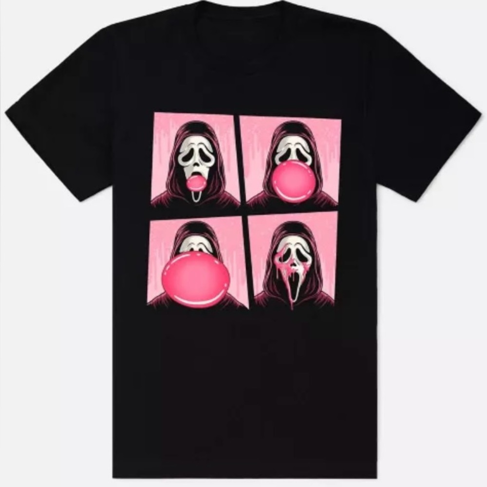 Black Graphic Short Sleeve Tee